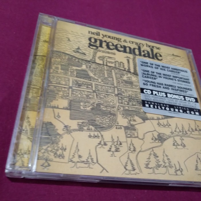 CD GREENDALE-CD+DVD NEIL YOUNG &amp; CRAZY BORSE RARITATE!!!ORIGINALE