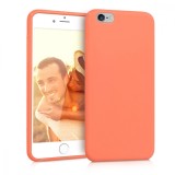Husa Kwmobile Silicon Roz pentru Apple iPhone 6 Plus/6S Plus - Rezistenta la Socuri