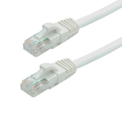 Patch cord Gigabit UTP cat6, LSZH, 5.0m, alb - ASYTECH Networking TSY-PC-UTP6-5M-W SafetyGuard Surveillance foto