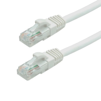 Patch cord Gigabit UTP cat6, 2.0m, alb - ASYTECH Networking TSY-PC-UTP6-2M-W SafetyGuard Surveillance foto