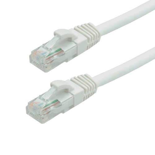 Patch cord Gigabit UTP cat6, 1.0m, alb - ASYTECH Networking TSY-PC-UTP6-1M-W SafetyGuard Surveillance