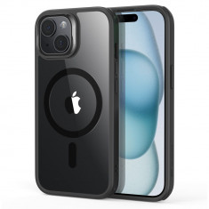 Husa ESR Ch Halolock MagSafe pentru Apple iPhone 15 Plus Transparent/Negru