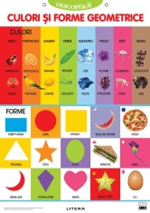 Descopera! Culori si forme geometrice (planse educationale)
