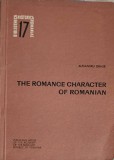 THE ROMANCE CHARACTER OF ROMANIAN-ALEXANDRU GRAUR-250270