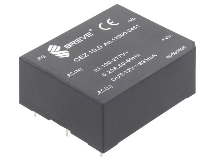 Convertor AC/DC 10W 12VDC