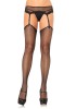 Ciorapi cu Portjartier Leg Avenue Negri S/L Sexy Dama Plasa Nylon