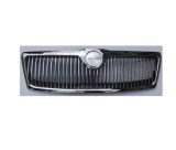 Grila masca radiator Skoda Octavia Ii/Tour 2 (1z3/1z5), 06.2004-12.2012, Fata, cromat; complet, Aftermarket, Rapid