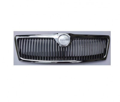 Grila masca radiator Skoda Octavia Ii/Tour 2 (1z3/1z5), 06.2004-12.2012, Fata, cromat; complet, Aftermarket foto