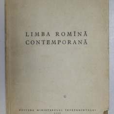 LIMBA ROMANA CONTEMPORANA de IORGU IORDAN , 1956