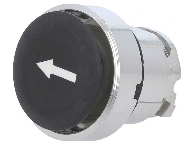 Comutator 22mm Apăsare Negru