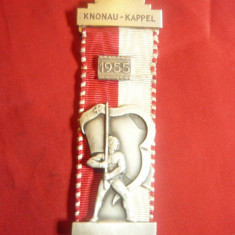 Medalie -Premiu Militar Sportiv Elvetia 1955 - Garda de Camp Knonau-Kappel