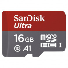 Card de memorie SanDisk, HC UHS-I class10 Micro-SD, 16 GB, Negru foto