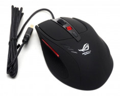 Mouse asus republic of gamers gx950 laser cu fir conector usb aurit rezolutie 8200dpi 7 foto