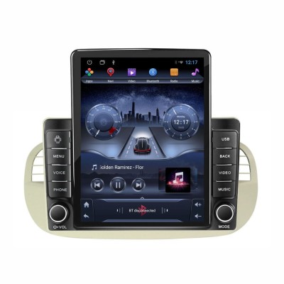 Navigatie dedicata cu Android Fiat 500 2007 - 2015, gri, 2GB RAM, Radio GPS foto