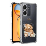 Husa antisoc personalizata pentru xiaomi redmi 13c 4g, airbag the gangster, clear