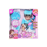 Cumpara ieftin Set papusa bebelus Baby sweet doll, cu accesorii, 5 piese