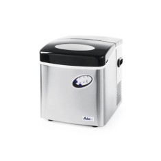 Masina profesionala pentru cuburi gheata, capacitate 15kg / 24h, stocare 4,5 kg cuburi, 160W, corp inox, Hendi Kitchen Line 15