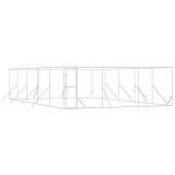 Cumpara ieftin Padoc de exterior pentru caini argintiu 6x10x2m otel galvanizat
