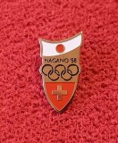 Insigna Sport - Comitetul Olimpic din ELVETIA (Jocurile Olimpice NAGANO`98)
