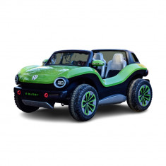 Masinuta electrica pentru 2 copii VW ID Buggy 90W 12V, culoare verde foto