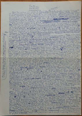 Manuscris al criticului si scriitorului Alexandru Piru, Editarea teatrului eminescian foto