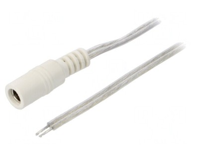Cablu Alimentare 3m 2x0,5mm2 cu Soclu DC 5,5/2,1 foto
