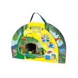 Set creativ - Lumea dinozaurilor din plastilina (geanta tematica), SES Creative