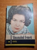 almanahul femeii - din anul 1965-moda,sfaturi,cosmetica,retete,ingrijire,povesti