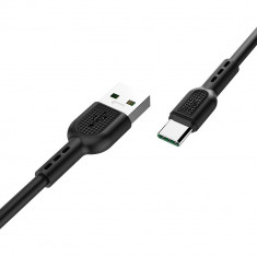 HOCO - Cablu de date (X33 Surge) - USB-A la USB Type-C, 40W, 5A, 1.0m - Negru