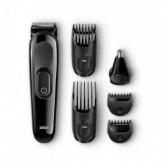 Kit de ingrijire multifunctional Braun 6in1 MGK3020 3 setari precise de lungime Acumulator Negru foto