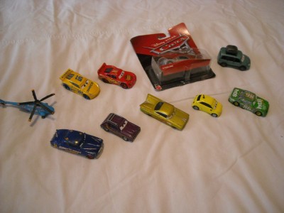 Disney Pixar Cars - Hasbro - 10 figurine masinute de metal - lot 1 foto