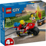 LEGO City - Motocicleta de pompieri (60410) | LEGO