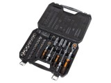 Set chei tubulare 6-puncte 73 piese NEO TOOLS, fixare 1/2 și 1/4
