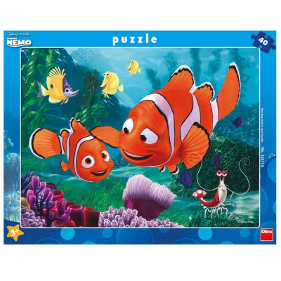 Puzzle - Aventurile lui Nemo (40 piese) PlayLearn Toys foto