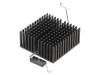 Radiator extrudat cu aripioare BGA/FPGA negru 40x40mm