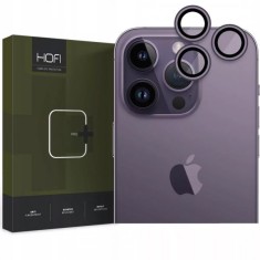 Folie de protectie Camera Spate Tech-Protect CamRing PROpentru Apple iPhone 14 Pro Max / 14 Pro, Sticla Securizata, Mov foto