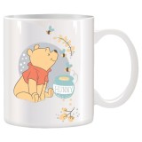 Cana alba personalizata cu Winnie-the-Pooh, Disney, INOVATIX&reg;. 330ml