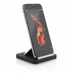 iStand Pro Universal iPhone Multi-Angle Desk Stand,Argintiu si Negru foto