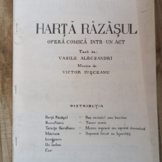 Victor Iusceanu - Harta Razasul, Opera comica intr-un act