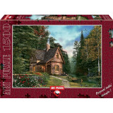 Puzzle 1500 piese - WOODLAND COTTAGE, Jad