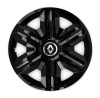 Set 4 capace roti hubcaps fast black R14 pentru gama auto Renault, Autohelix MSA