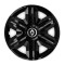 Set 4 capace roti hubcaps fast black R16 pentru gama auto Renault