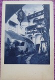 Carte postala, Castelul Bran, perioada interbelica