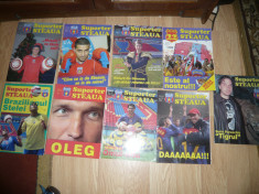 Colectie 9 Reviste Suporter Steaua FCSB-nr.2,3,4 din 2004 ; 6-11 din 2005 foto