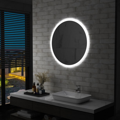 Oglinda cu LED de baie, 80 cm GartenMobel Dekor foto