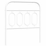 Cumpara ieftin Tablie de pat de schimb metalica, alb, 80 cm