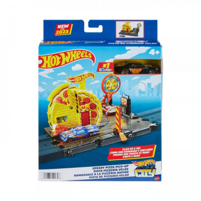 Hot wheels city explorer speedy pizza pick up foto