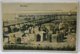 SEESTEG , NORDERNEY, GERMANIA , CARTE POSTALA CU INSERTIE DE IMAGINI IN INTERIOR , CLASICA
