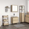 VidaXL Set mobilier de baie, 2 piese, stejar sonoma, lemn prelucrat 3328365