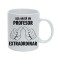Cana alba personalizata &quot;Asa arata un profesor extraordinar&quot;, INOVATIX&reg;. 330ml